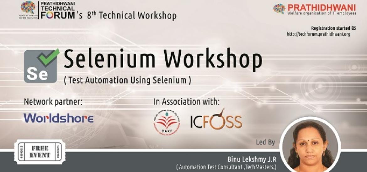 One day workshop on Selenium