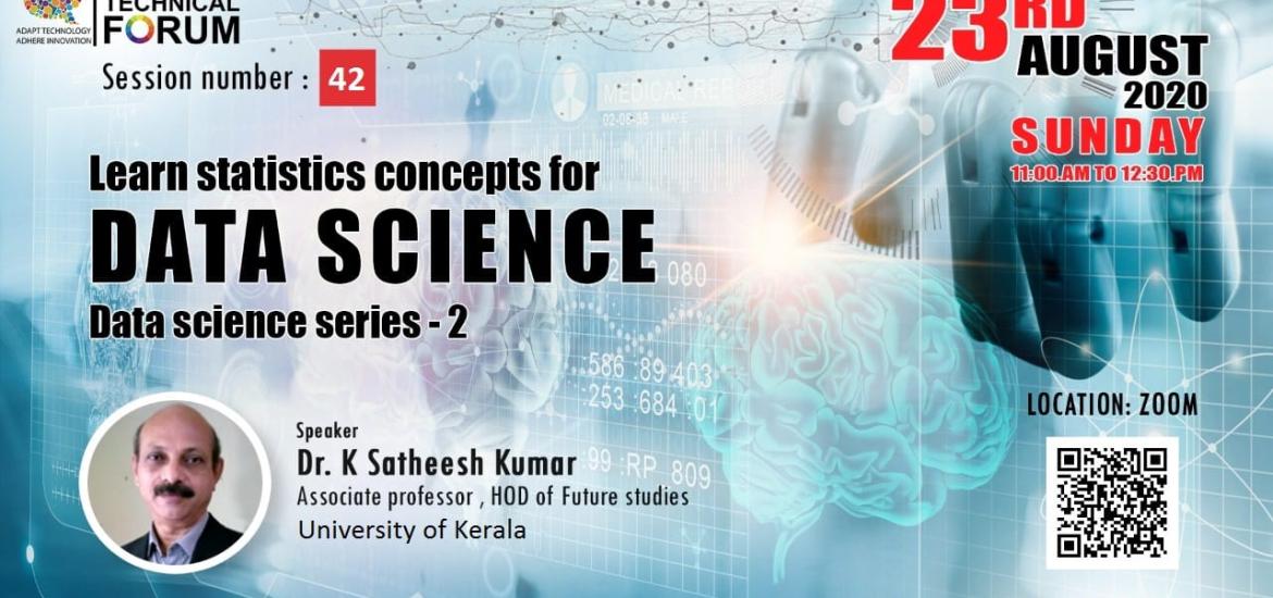 Prathidhwani Technical Forum presents a Webinar Series on Data Science - Part II