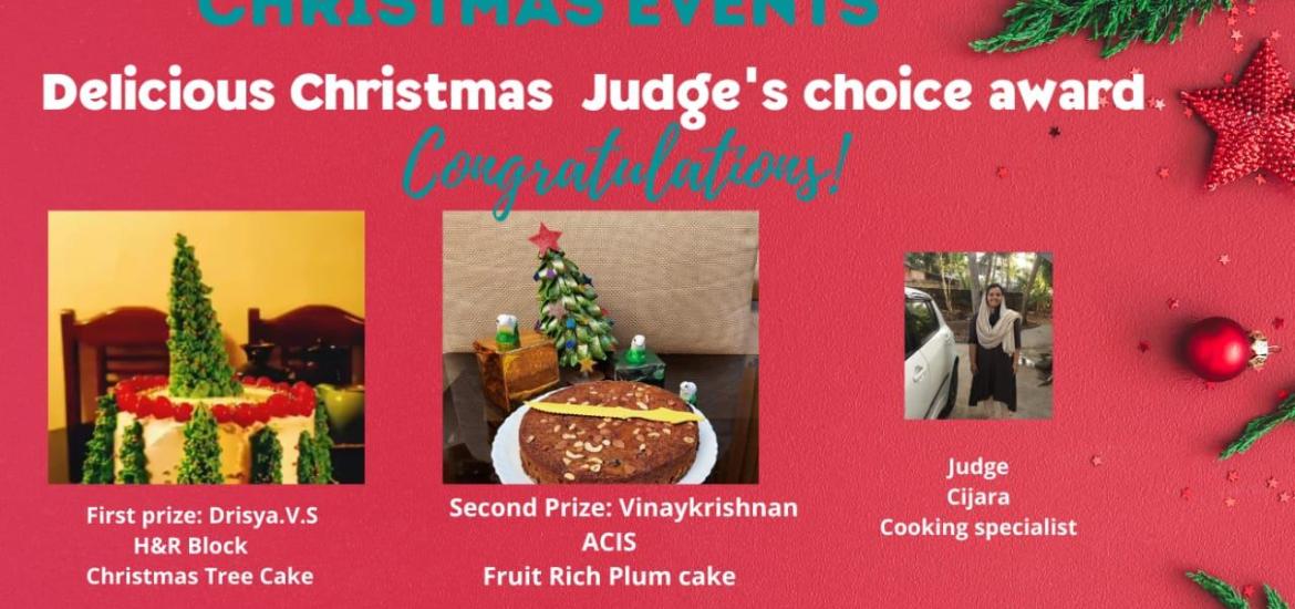 Congratulation Winners !!! -  Prathidhwani Delicious Christmas 2020 Jury Awards