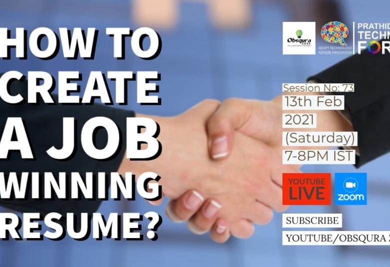 How to create a Job Winning Resume